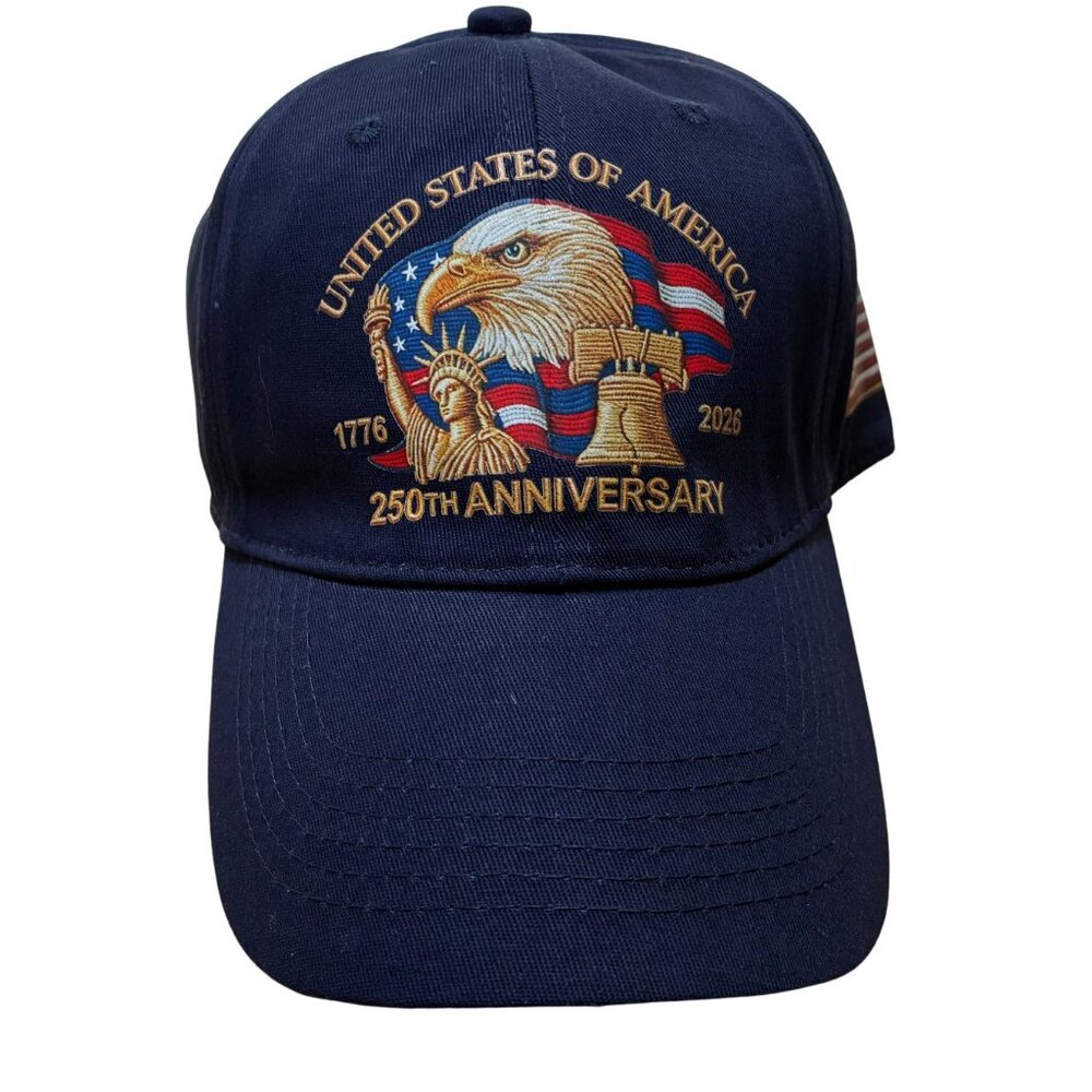 United States 250th Anniversary Patriotic Cap New